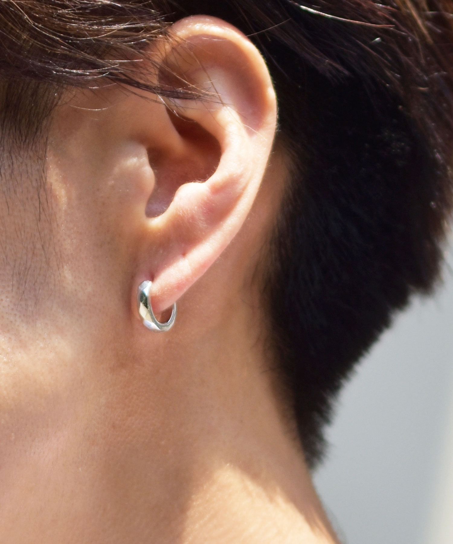 LH for Gift カッティングフープピアス / SV925 シルバー(502991592