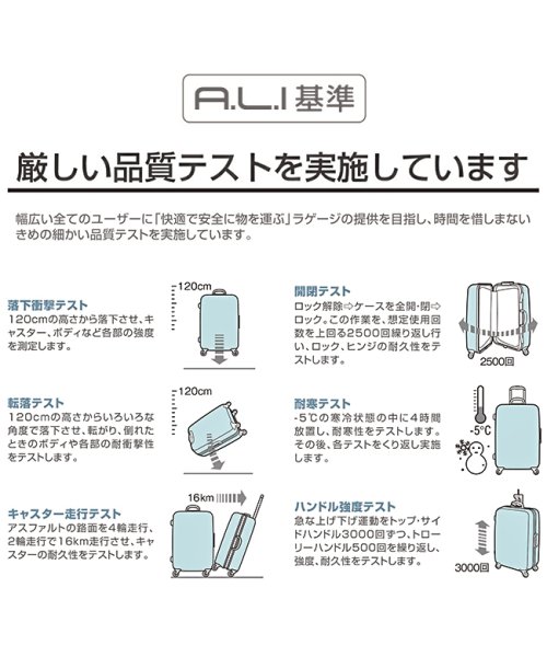 アジアラゲージ スーツケース 機内持ち込み Sサイズ SS 34L/40L 拡張 軽量 ストッパー付き キャリーケース デカかる ali－008－18w(502995662)  | アジアラゲージ(ASIA LUGGAGE) - d fashion
