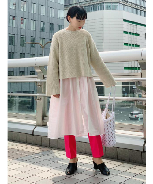 クーポン】【セール 71%OFF】山形畦ニットプルオーバー