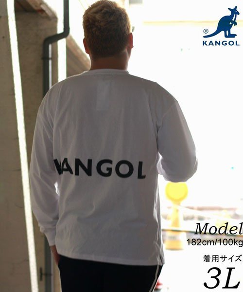 KANGOL】カンゴール 大きいサイズ ビッグシルエット ミニロゴ刺繍 バックロゴプリント 長袖Tシャツ 春(502963441) | 大きいサイズのマルカワ(MARUKAWA)  - d fashion