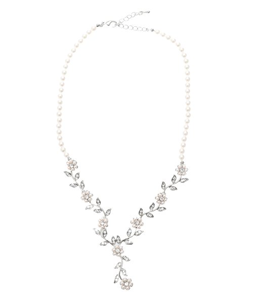 パール フラワー ネックレス プールヴー Pourvous D Fashion パール フラワー ネックレス プールヴー Pourvous D Fashion