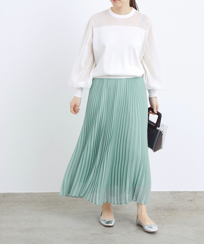 セール 70%OFF】シアーアコーディオンプリーツスカート セール 70%OFF】シアーアコーディオンプリーツスカート