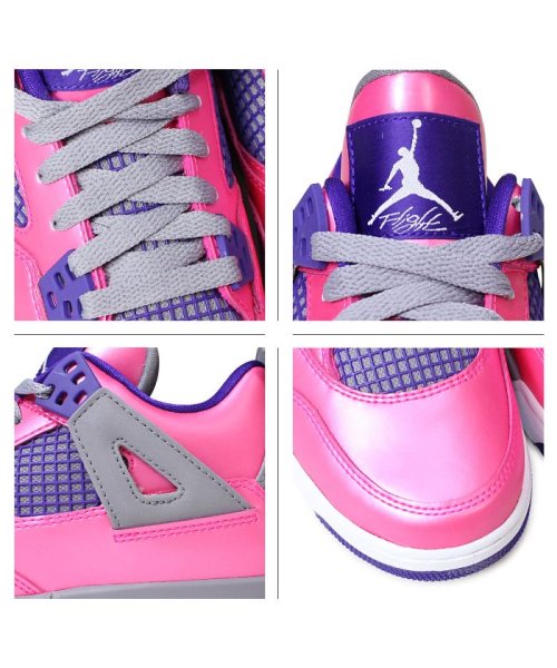 Nike Air Jordan 4 Retro Gs ナイキ エアジョーダン 4 レトロ スニーカー レディース ピンク 607 ナイキ Nike D Fashion