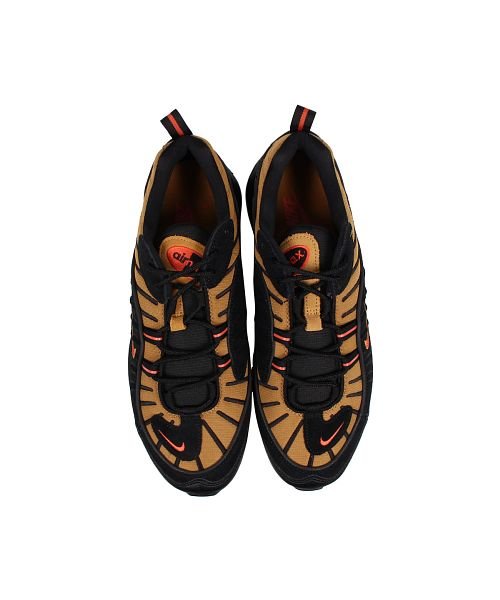 NIKE AIR MAX 98 ナイキ エアマックス98 スニーカー メンズ ブラック 黒 640744-014(503003670) ナイキ( NIKE) d fashion ナイキ NIKE マックス 黒色 ブラック 赤 レッド エアマックス