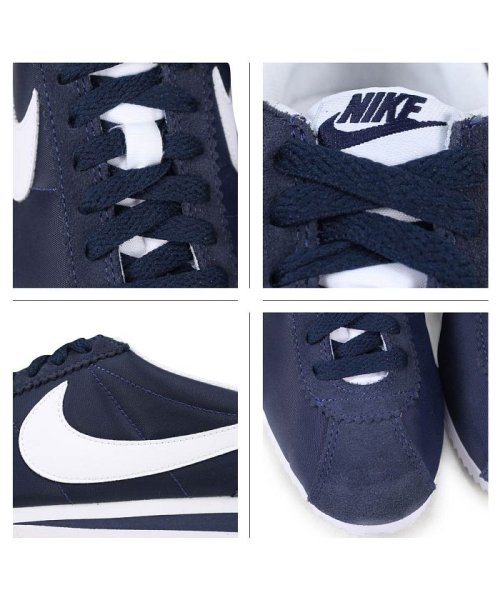 Nike Wmns Classic Cortez Nylon ナイキ コルテッツ クラシック スニーカー レディース ネイビー 411 ナイキ Nike D Fashion