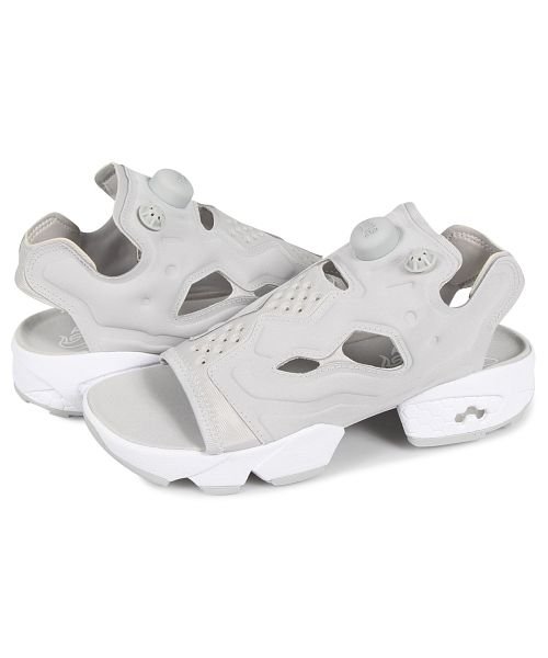 リーボック Reebok インスタ ポンプフューリー サンダル スポーツサンダル メンズ レディース Instapump Fury Sandal ライト グレー リーボック Reebok D Fashion