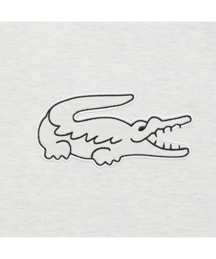 LACOSTE ピーコート ワニ刺繍 ダブル GRY