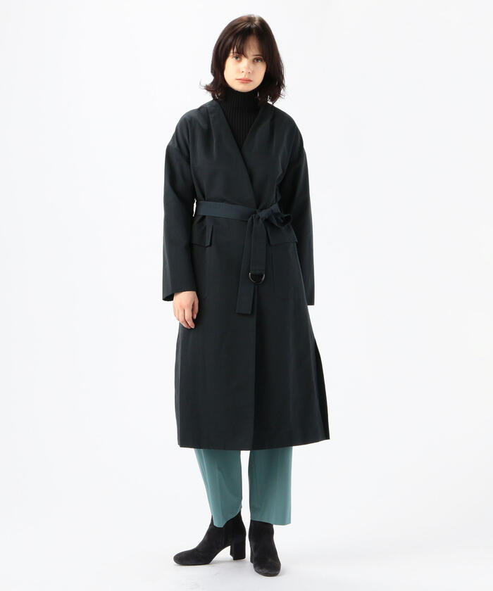 セール 30%OFF】シャイニーグログラン ノーカラーベルテッド セール 30%OFF】シャイニーグログラン ノーカラーベルテッド