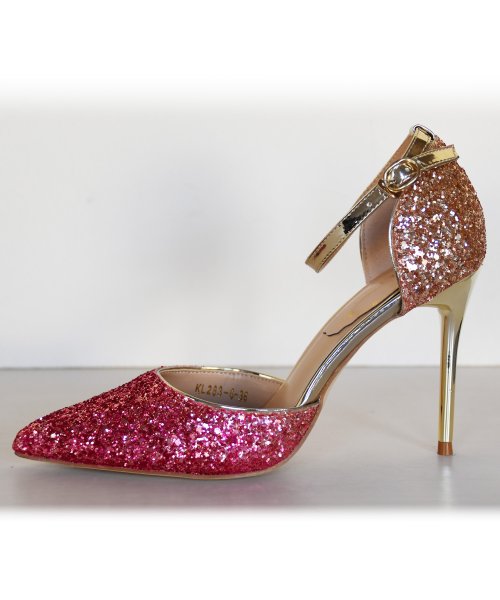 グリッターラメポインテッドトゥピンヒールパンプス レースレディース Lace Ladies D Fashion グリッターラメポインテッドトゥピンヒールパンプス レースレディース Lace Ladies D Fashion