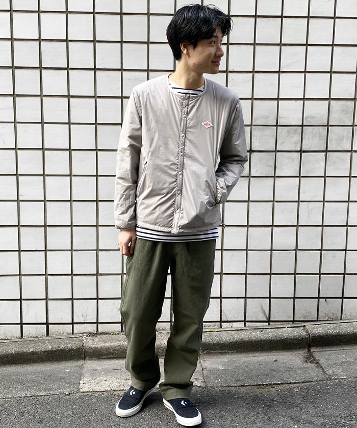 DANTON/ダントン】プリマロフト インシュレーションノーカラーJD DANTON/ダントン】プリマロフト インシュレーションノーカラーJD