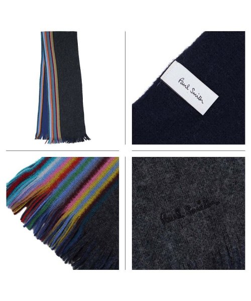ポールスミス Paul Smith マフラー メンズ ウール マルチカラー 356e As10 ポールスミス Paulsmith D Fashion