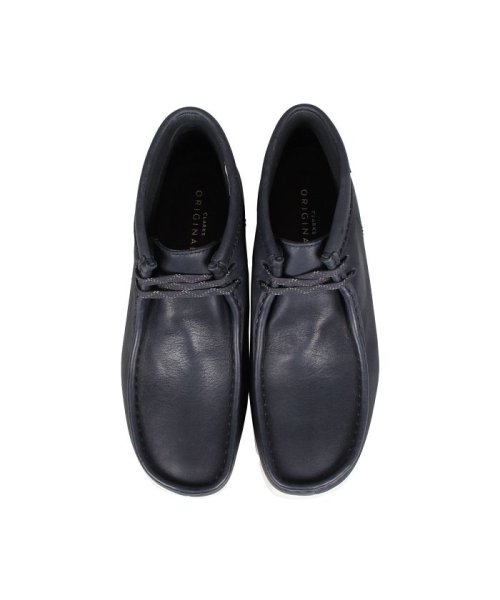 クラークス Clarks ワラビー ブーツ メンズ レディース Wallabee Gtx レザー ゴアテックス ブラック 黒 クラークス Clarks D Fashion
