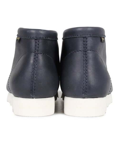 クラークス Clarks ワラビー ブーツ メンズ レディース Wallabee Gtx レザー ゴアテックス ブラック 黒 クラークス Clarks D Fashion