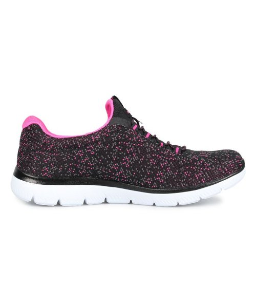 スケッチャーズ Skechers サミット スニーカー レディース Summits Lovely Sky ブラック 黒 スケッチャーズ Skechers D Fashion