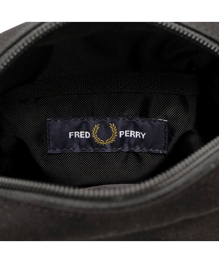 Fred Perry 90s PU Leather Boston Bag