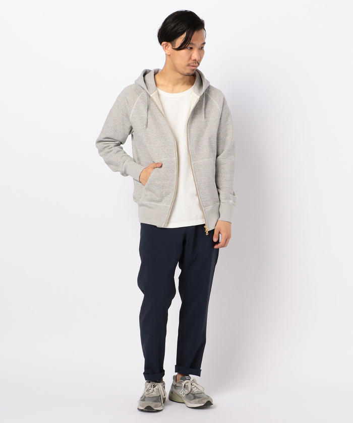 ⭐️美品⭐️ORCIVAL⭐️フレンチテリー ダブルジップ⭐️ パーカー M⭐️グレー⭐️ ORCIVAL/オーシバル】フレンチテリー ダブルジップアップ