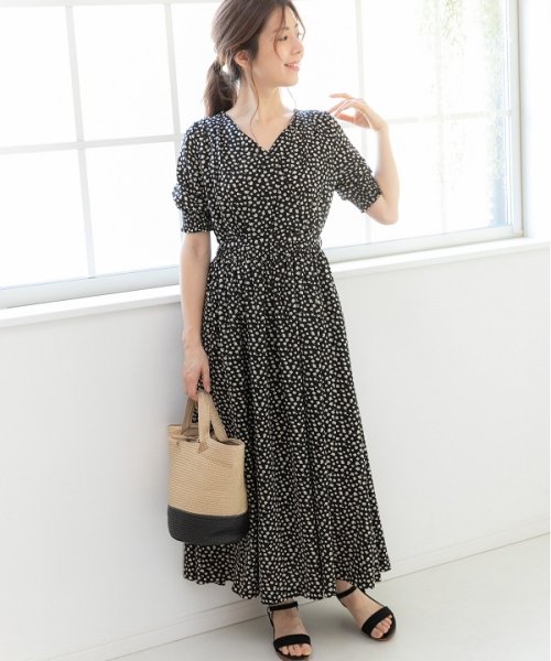 セール Tv着用 花柄カシュクールワンピース プレフェリール Preferir D Fashion