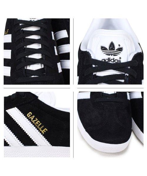 アディダス オリジナルス adidas Originals ガゼル スニーカー メンズ レディース ガッツレー GAZELLE BB5476  ブラック(503003254) | アディダス(adidas) - d fashion