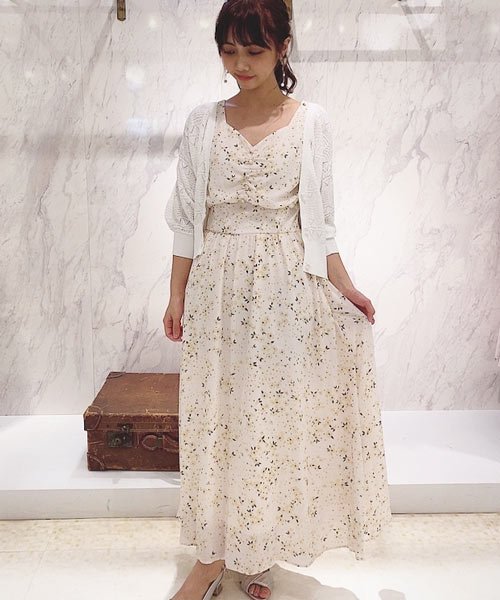 セール 70 Off Ray9月号 美人百花5月号掲載 フラワーロングワンピース ノエラ Noela D Fashion