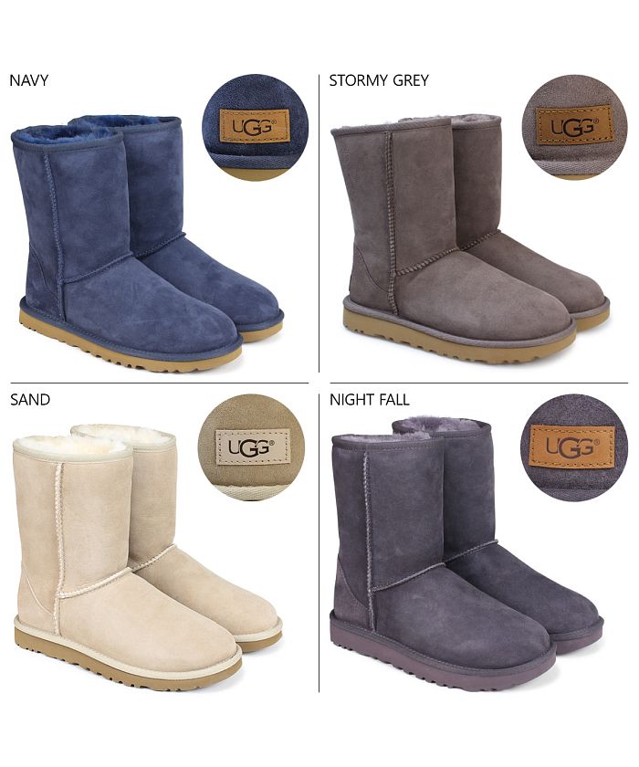 UGG ムートンブーツ(クラシックミニ)ネイビー