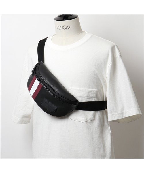 セール Bally バリー Sonni Of コーテッドキャンバス バムバッグ ショルダーバッグ メッセンジャーバッグ ボディバッグ 鞄 06 Black メンズ バリー Bally D Fashion
