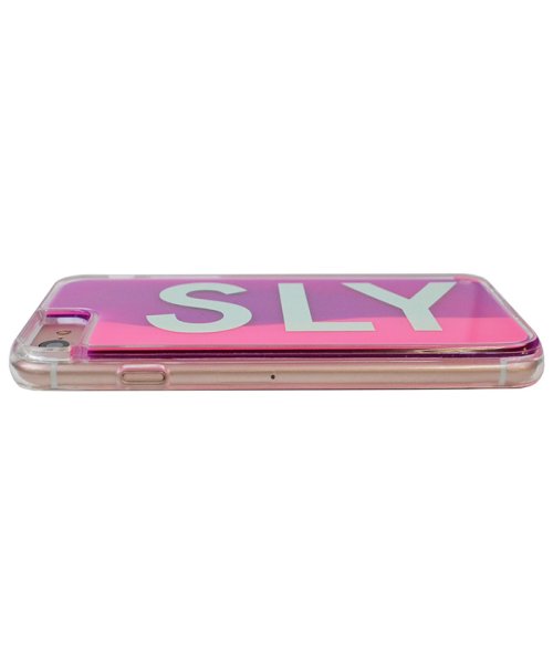 Iphone ケース Iphonese 第2世代 Iphone8 7 6s 6 スライ Sly Logo ピンク 紫 ネオンサンドケース アイフォンケース エムファクトリー Mーfactory D Fashion