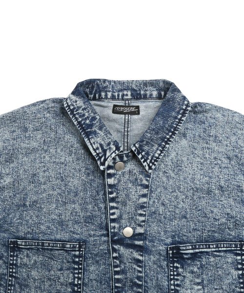 セール15 Off デニムカバーオールジャケット デニムジャケット メンズ カバーオール デニム ラグスタイル Luxstyle D Fashion セール15 Off デニムカバーオールジャケット デニムジャケット メンズ カバーオール デニム ラグスタイル Luxstyle D Fashion