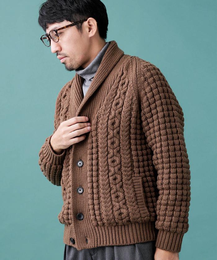セール 50%OFF】//MID-CENTURY×LIBRARYニットカーディガン(503036518
