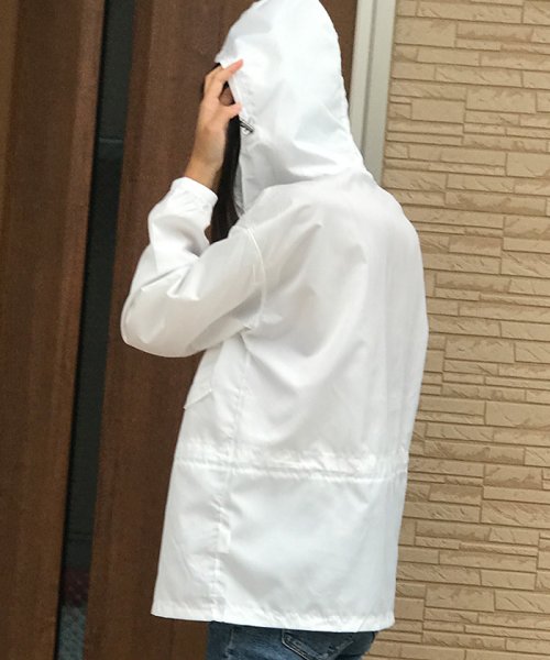 ジップアップ パーカー フード付き 薄手 レディース 長袖 シンプル 夏 ゆったり ミニミニストア Miniministore D Fashion