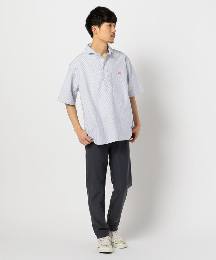 DANTON/ダントン】 丸襟OX半袖 チェック/ストライプ シャツ #JD-3568 TRD(503028004) | GLOSTER(GLOSTER) - d fashion DANTON/ダントン】 丸襟OX半袖 チェック/ストライプ シャツ #JD-3568 TRD(503028004) | GLOSTER(GLOSTER) - d fashion