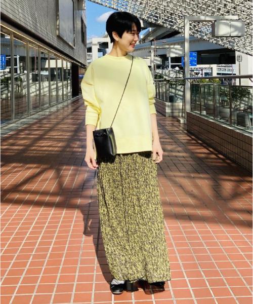 ADAMETROPE☆ シアー楊柳プリントプリーツスカート 新品 セール】シアー楊柳プリントプリーツスカート(502942240