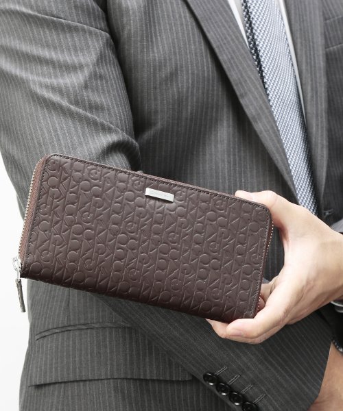 セール Calvin Klein カルバンクライン Ckエンボス ラウンドファスナー 長財布 財布 ブラウン Brw メンズ カルバンクライン Calvin Klein D Fashion セール Calvin Klein カルバンクライン Ckエンボス ラウンドファスナー 長財布 財布 ブラウン Brw メンズ カルバンクライン Calvin Klein D Fashion