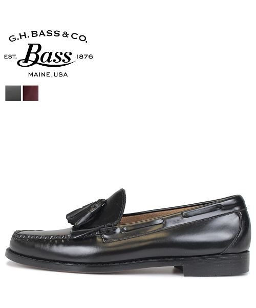セール G H Bass ジーエイチバス ローファー メンズ Layton Tassel Loafer ブラック バーガンディー 黒 70 70 1093 ジーエイチバス G H Bass D Fashion