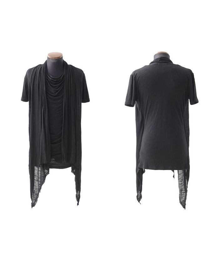 CIVARIZE シヴァーライズ ドレープデザイン 半袖シャツ ツーウェイ シヴァーライズ CIVARIZE CIVARIZE【シヴァーライズ】Unite