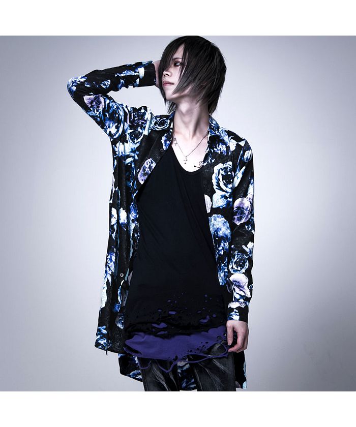 CIVARIZE【シヴァーライズ】ローズジャガードシャツ(503052260