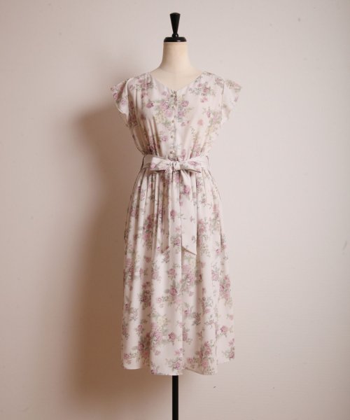 セール 50 Off ウエストりぼん付きブーケフラワープリントワンピース トッコクローゼット Tocco Closet D Fashion セール 50 Off ウエストりぼん付きブーケフラワープリントワンピース トッコクローゼット Tocco Closet D Fashion