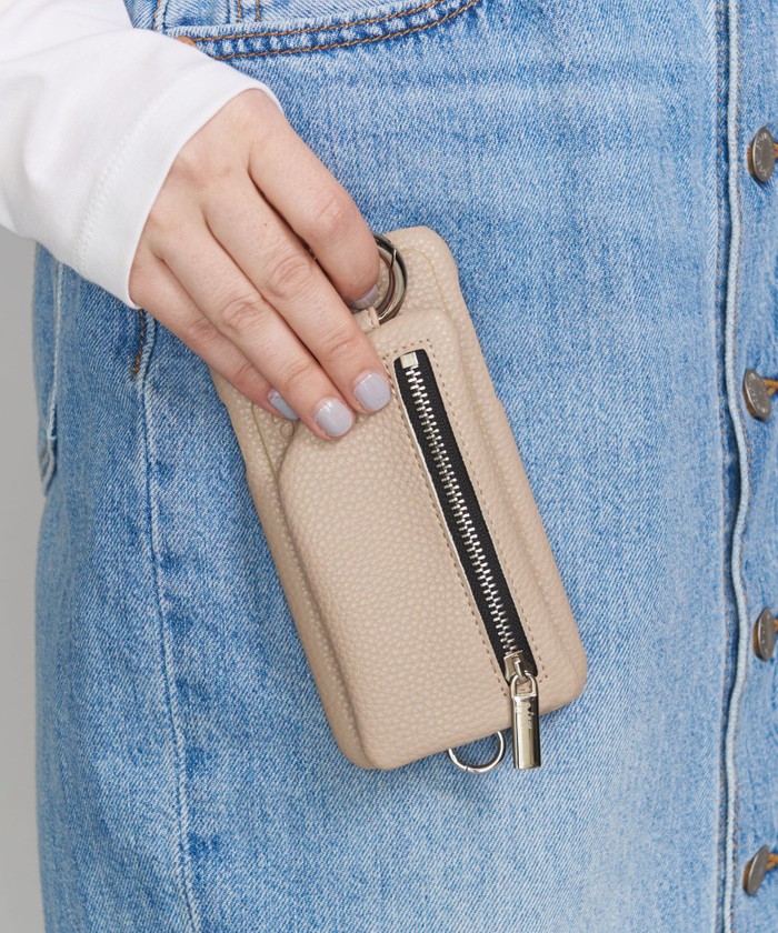 BEAUTY&amp;YOUTH UNITED ARROWS - ＜AJEW＞CADENAS ジップ ストラップ iPhone XR/11ケース AJEW＞CADENAS ジップ ストラップ iPhone XR/11ケース