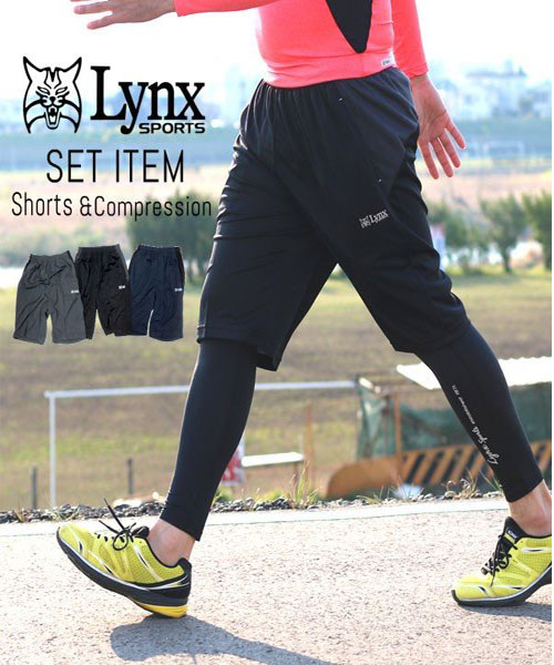 Lynx SPORTS】リンクススポーツ ハーフパンツ メンズ ジャージパンツ 
