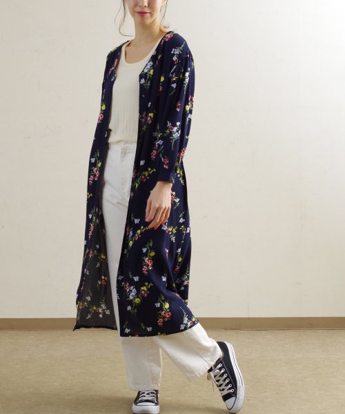 セール 新作 花柄ベルト付きガウンワンピース Mitis Ss フィズ Fizz D Fashion セール 新作 花柄ベルト付きガウンワンピース Mitis Ss フィズ Fizz D Fashion