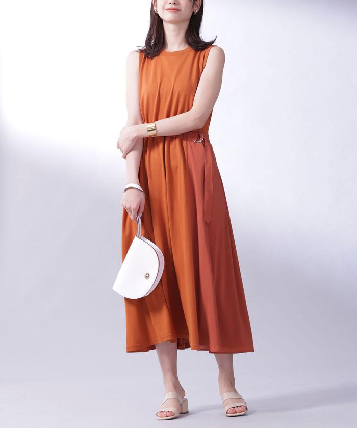 セール 50%OFF】MUVEIL WORK×AntiSoaked切替ワンピース