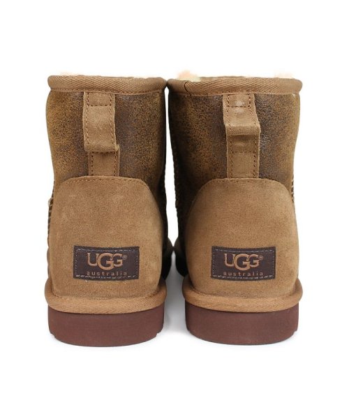Ugg アグ ムートンブーツ メンズ クラシック ミニ Mens Classic Mini Bomber シープスキン アグ Ugg D Fashion