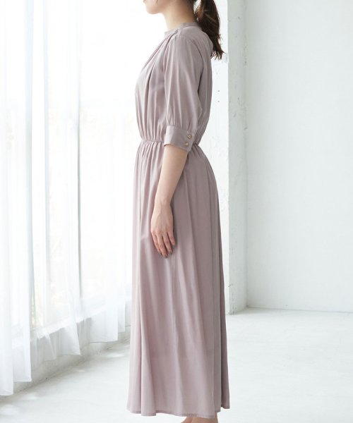 セール Web限定 ハイネックギャザーワンピース ロペピクニック Rope Picnic D Fashion