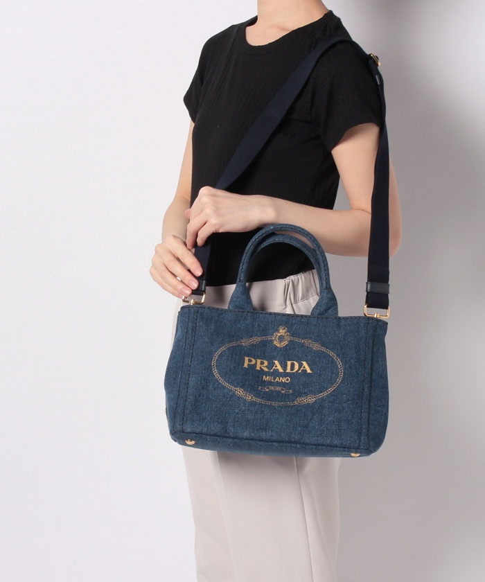 セール】カナパ デニムトート SP MODEL(503045194) | プラダ(PRADA 