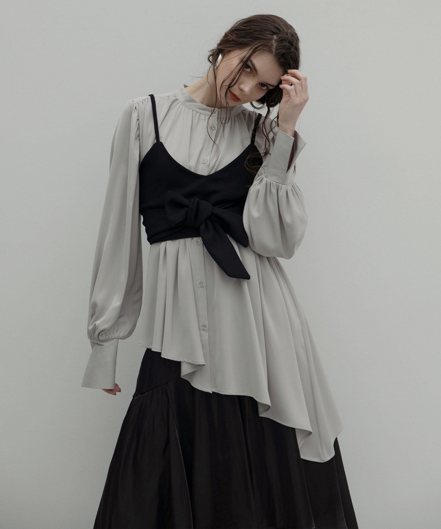 ミエリ インヴァリアント MIELI INVARIANT Ribbon Coil Bustier