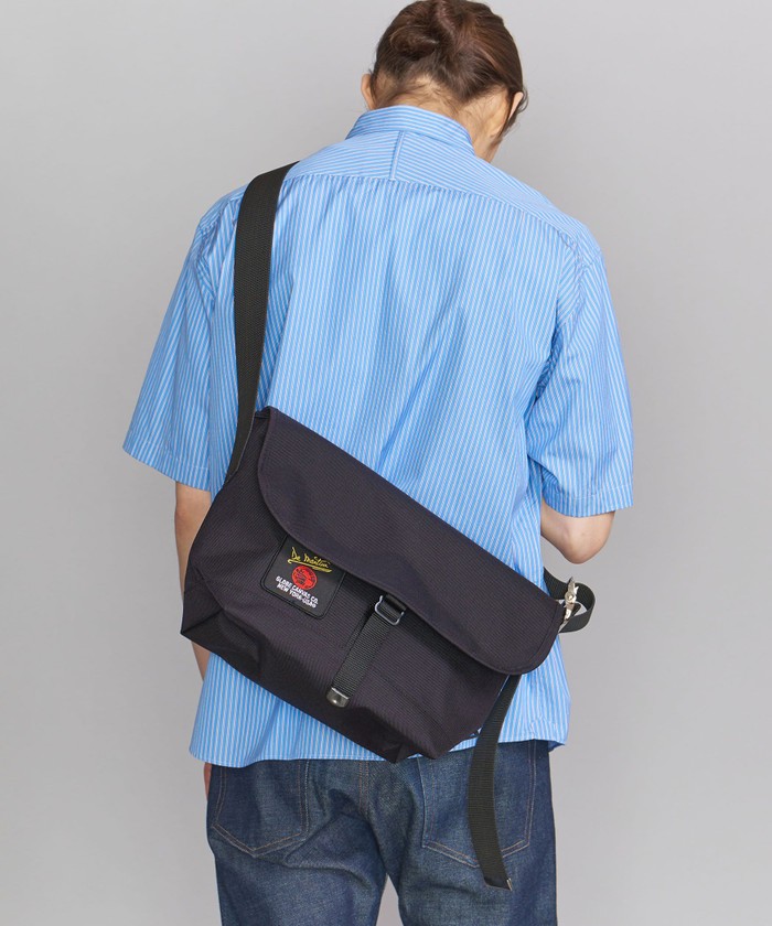 バッグ De Martini messenger bag M DE MARTINI* 3601 messenger bag (canvas purple) - BLUE LUG