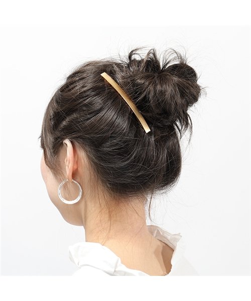 セール 28 Off Brushed Metal Long And Skinny Li5851 メタル ロング バレッタ 髪留め ヘアーアクセサリー カラー2色 レディース フランスラックス France Luxe D Fashion