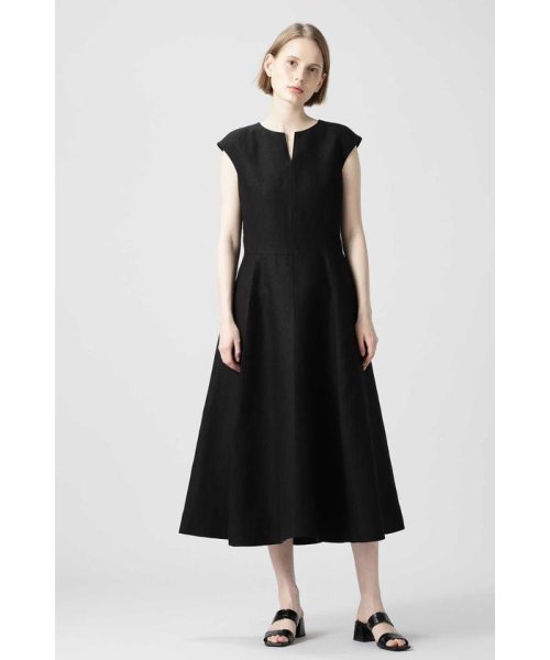 Black Label ボンディング麻ワンピース アドーア Adore D Fashion Black Label ボンディング麻ワンピース アドーア Adore D Fashion
