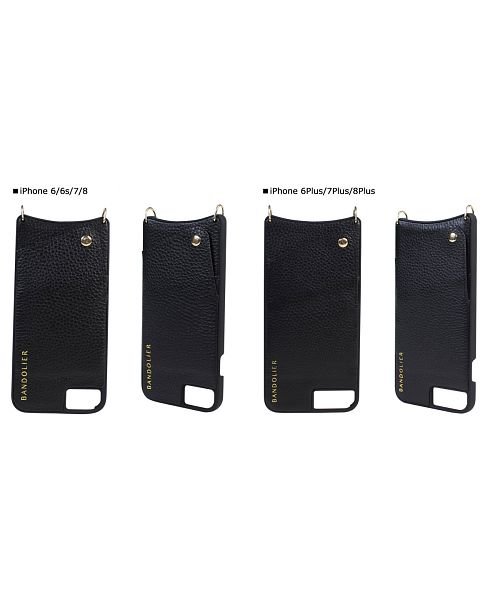 Bandolier バンドリヤー Iphone Se 8 7 6 6s Plus ケース スマホ 携帯 アイフォン プラス Sarah レザー スタッズ メンズ バンドリヤー Bandolier D Fashion
