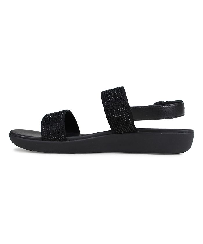 fitflop ストラップ付き黒シューズ fitflop ストラップ付き黒シューズ - メルカリ