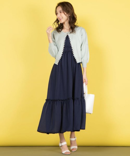 セール 70 Off 洗濯機で洗える ブライト楊柳ノースリーブロングワンピース クイーンズコート Queens Court D Fashion